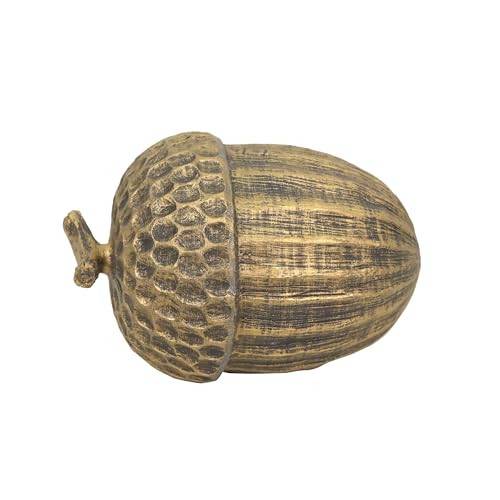 Ashland 6" Gold Distressed Tabletop Acorn Fall Home Decor | Amazon (US)