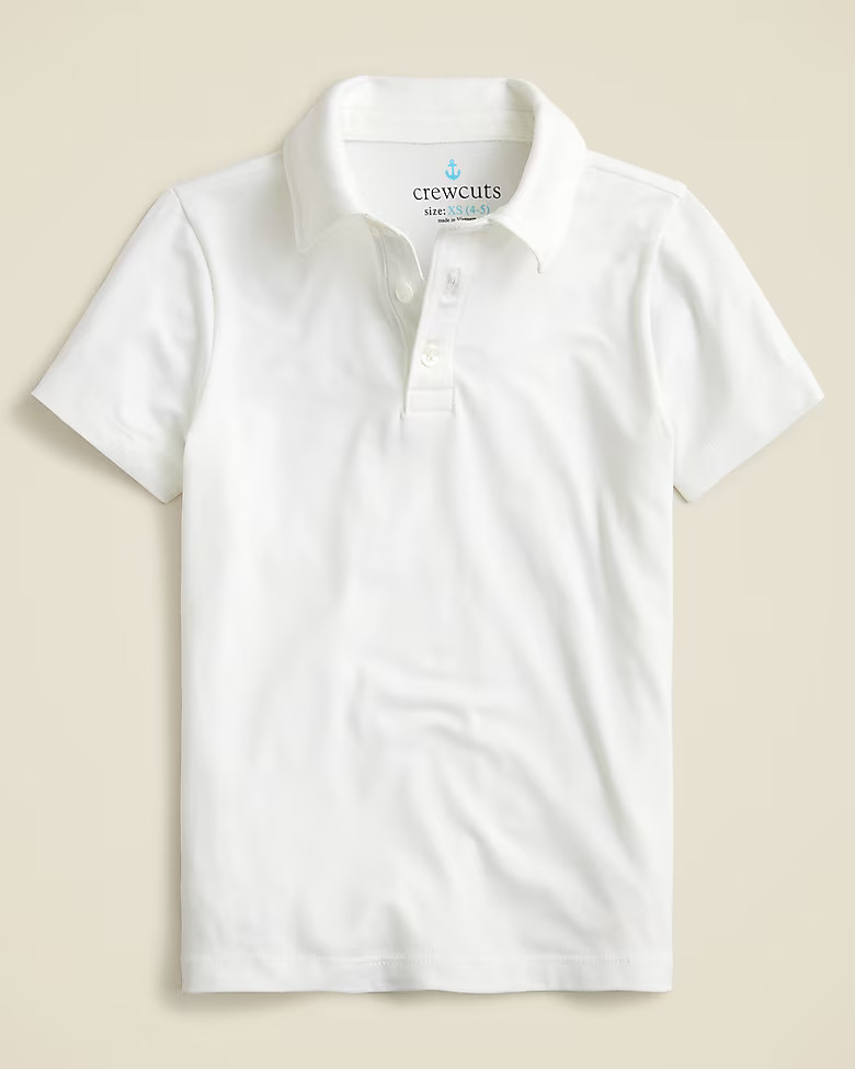 Kids' short-sleeve performance polo shirt | J. Crew US