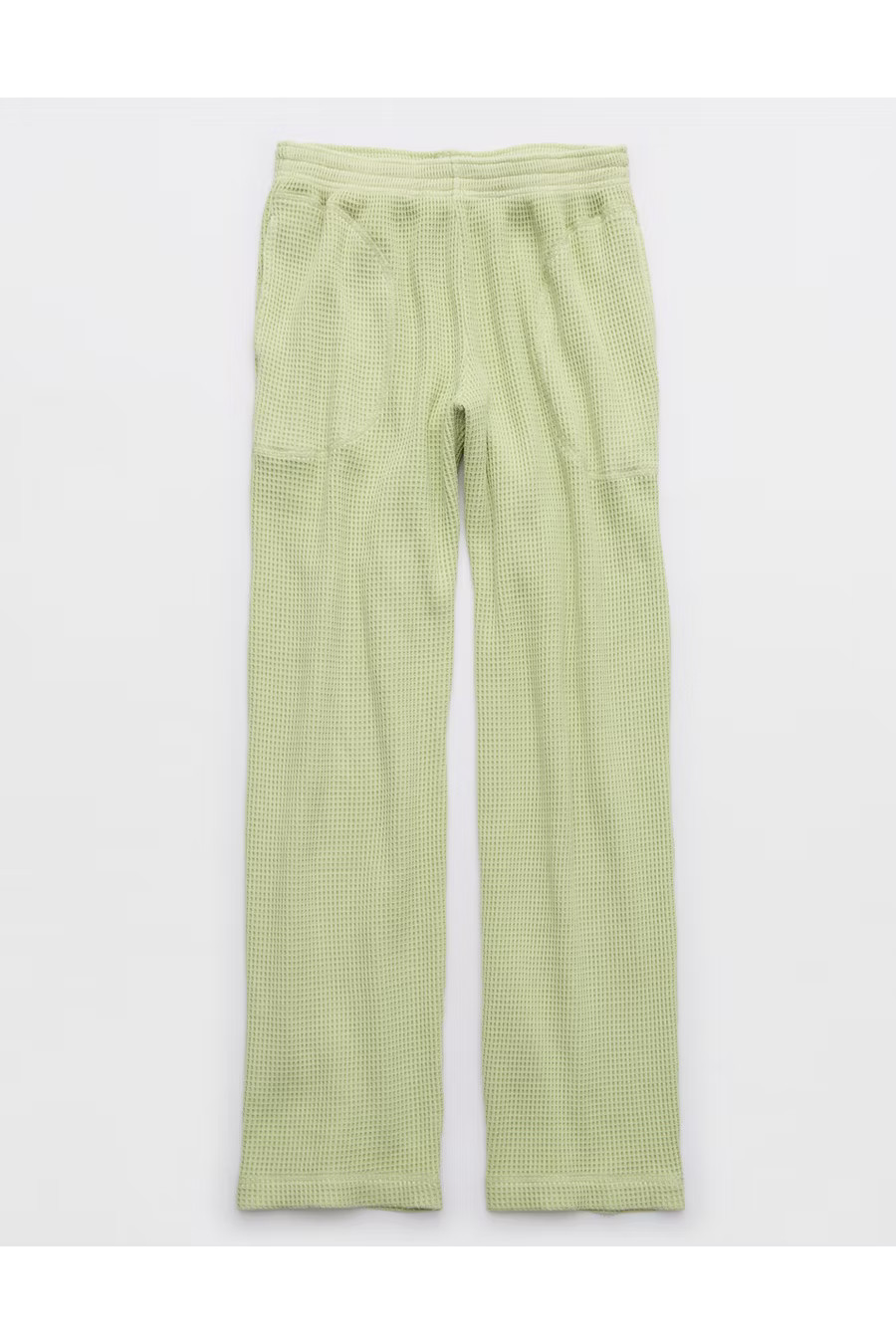 Aerie Straight Leg Waffle Pant | Aerie