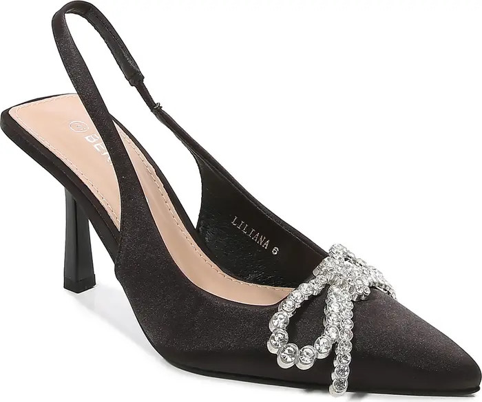 Lliliana Embellished Bow Slingback Pump (Women) | Nordstrom Rack