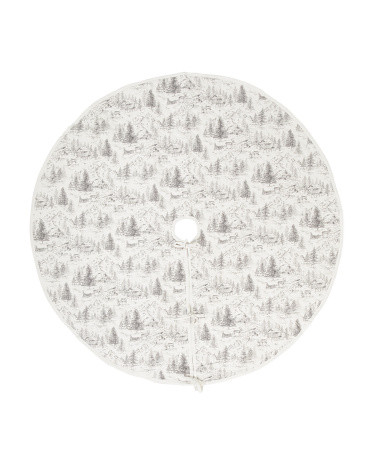 Lodge Toile Tree Skirt | TJ Maxx