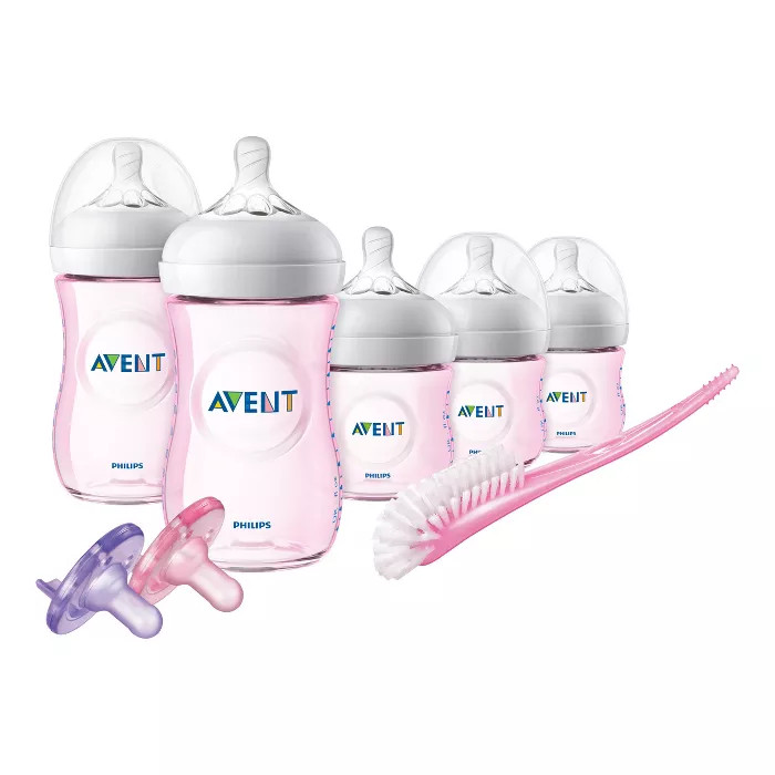 Philips Avent Natural Baby Bottle Pink Gift Set | Target