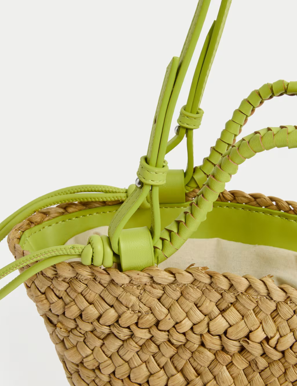 Straw Woven Mini Basket Shoulder Bag | Marks & Spencer (UK)