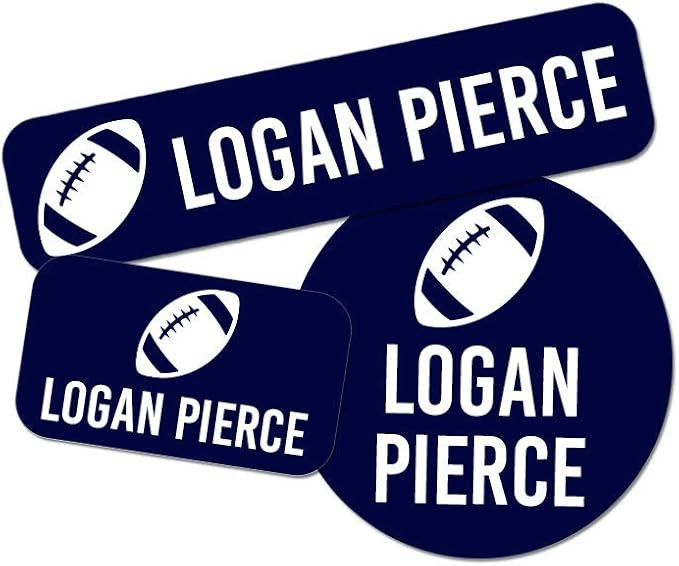 Custom Sports Combo Label Pack (176 ct.) - Waterproof Name Stickers - Stick-On & Easy to Apply (F... | Amazon (US)