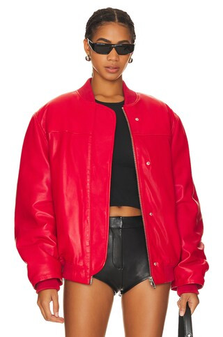 Leather Bomber Jacket
                    
                    REMAIN | Revolve Clothing (Global)