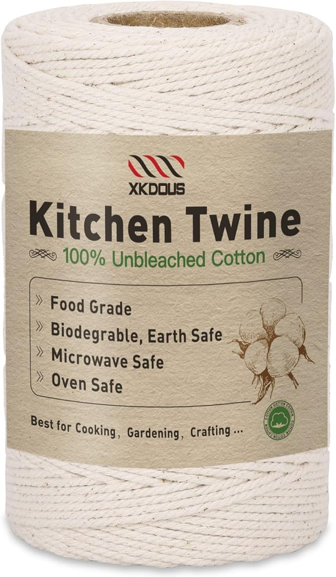 XKDOUS 476ft Butchers Cooking Twine, 100% Cotton Kitchen Twine String, 2mm Cotton Twine for Roast... | Amazon (US)