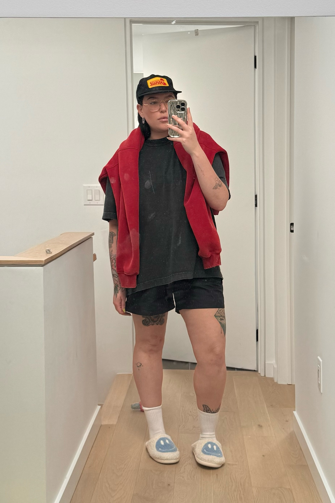 Embrace the summer vibes with this casual masc look, perfect for a park hang or a city stroll. This outfit blends comfort and style, embodying the ultimate lesbian aesthetic and effortless chic. From the relaxed-fit shirt to the sleek shorts and comfortable sneakers, it's all about celebrating individuality and confidence. #LesbianStyle #LesbianAesthetic #MascFashionInspo #SummerFashion #CasualChic #QueerStyle #ParkReady

#LTKSeasonal #LTKActive #LTKMens