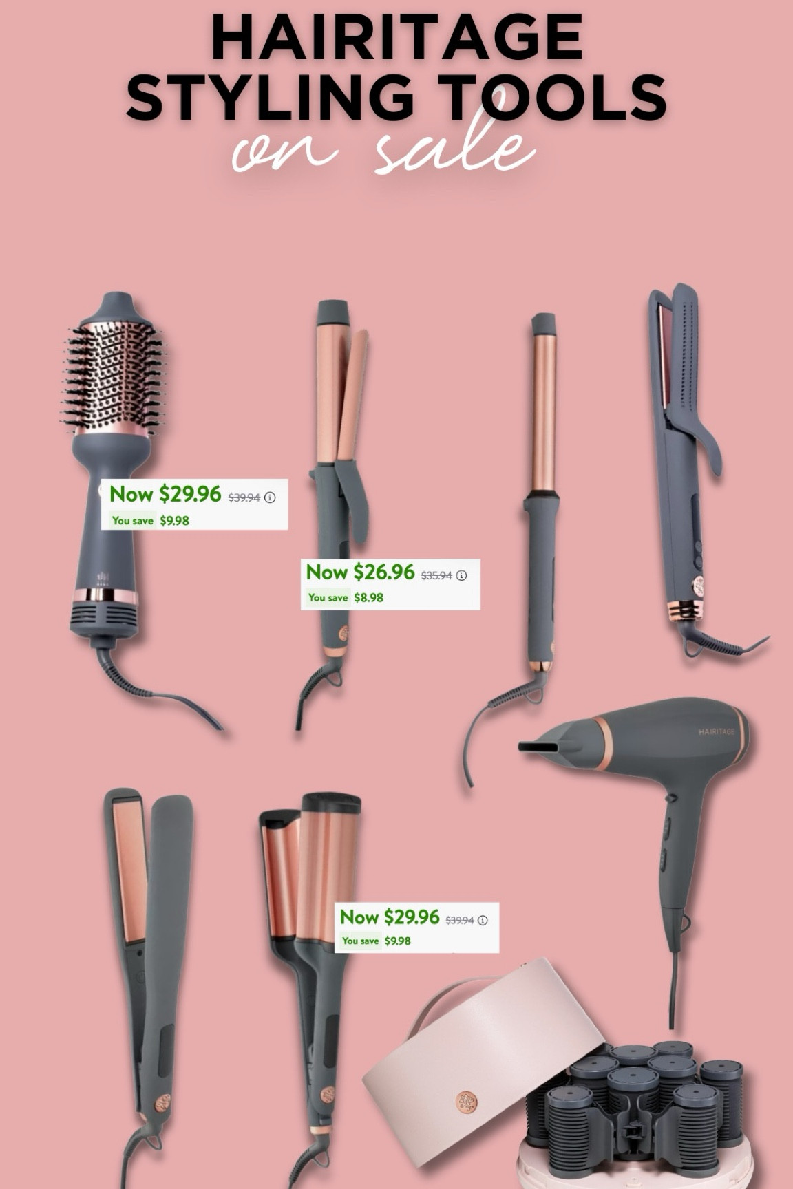 Hairitage styling tools are 25% off at Walmart! Such a great Black Friday and cyber Monday sale on these! They also make great gifts for teens, college kids, and yourself! 

#LTKCyberWeek #LTKSaleAlert #LTKGiftGuide