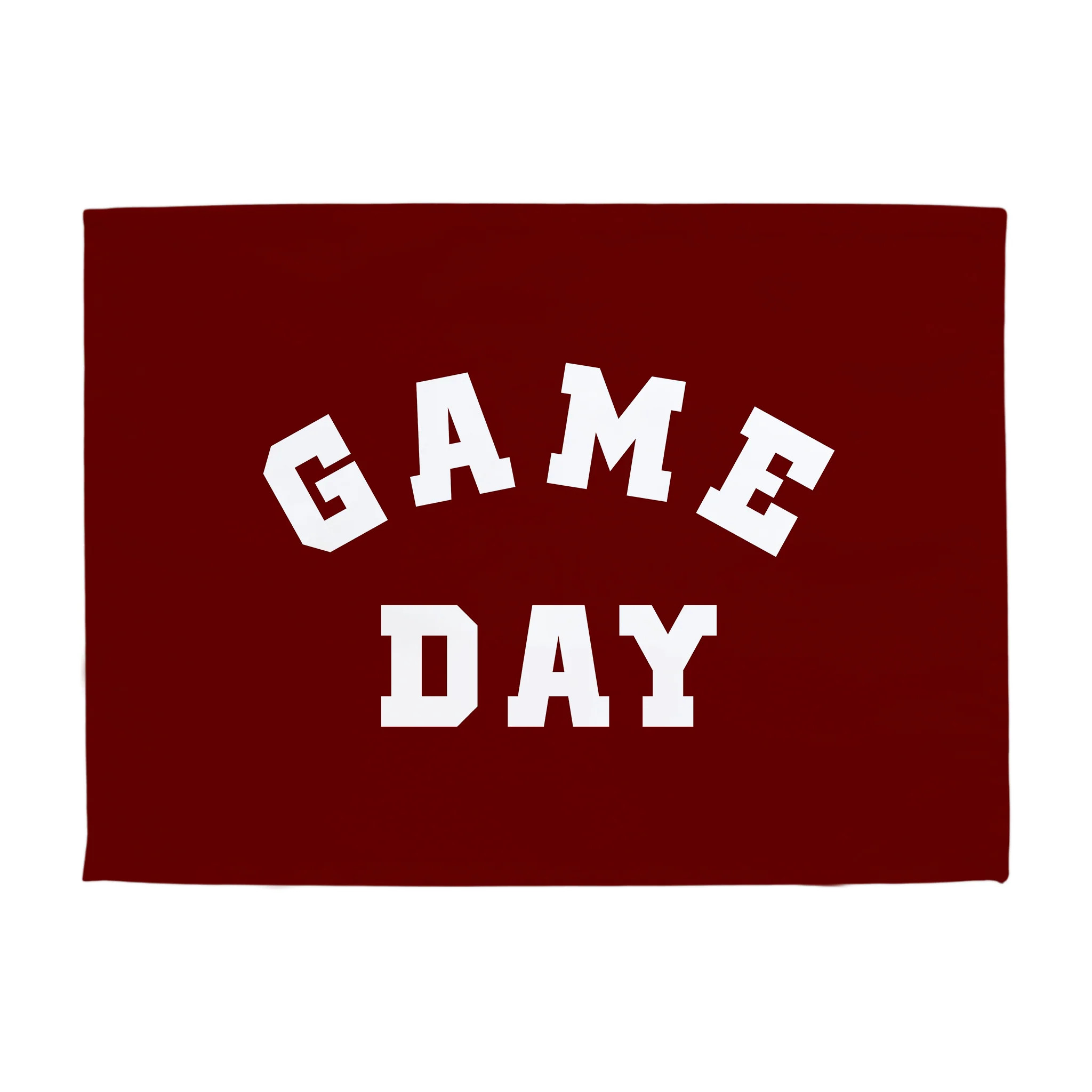 {Maroon} Game Day Banner | Hunny Prints