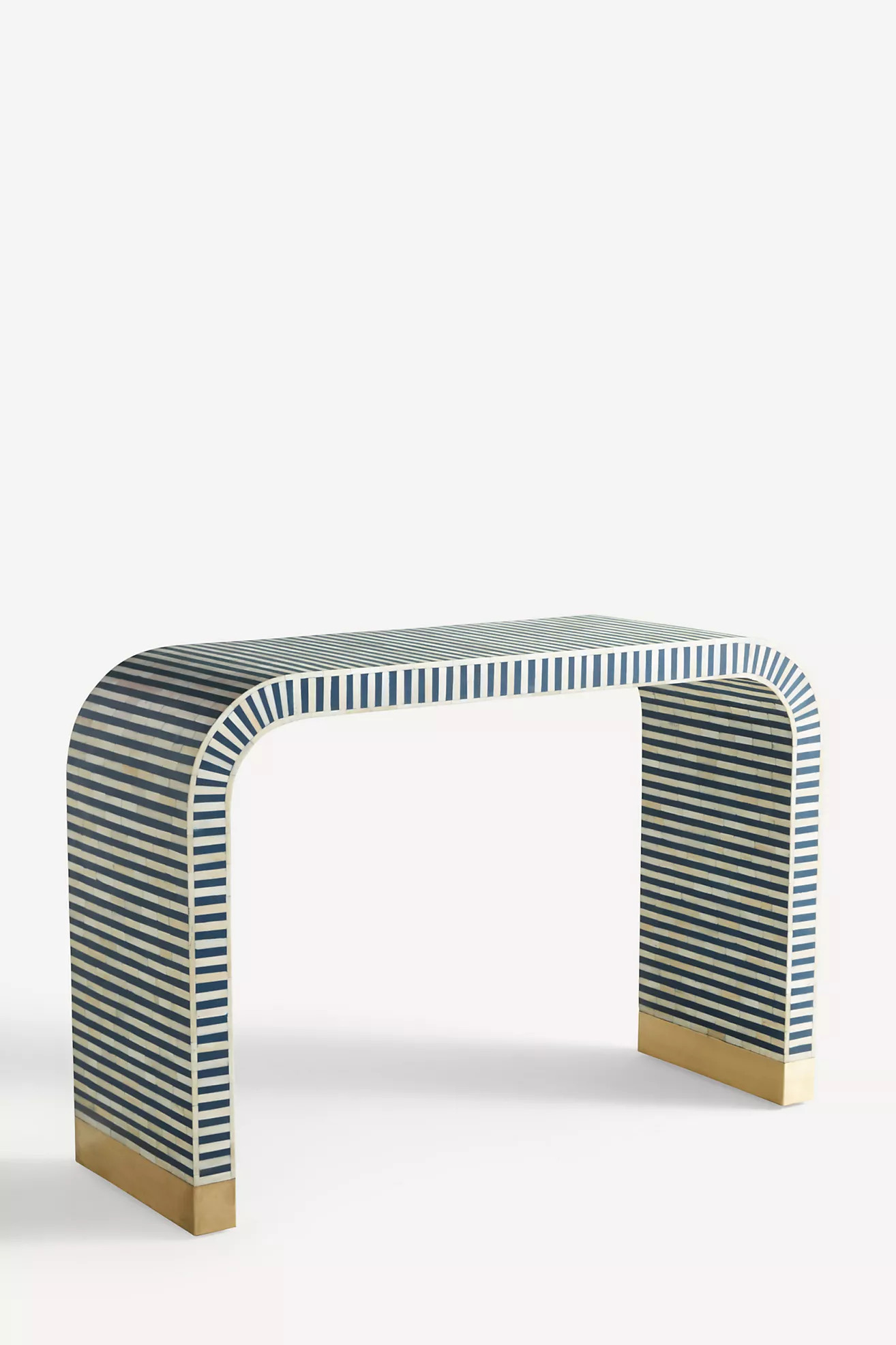 Waterfall Inlay Console Table | Anthropologie (US)