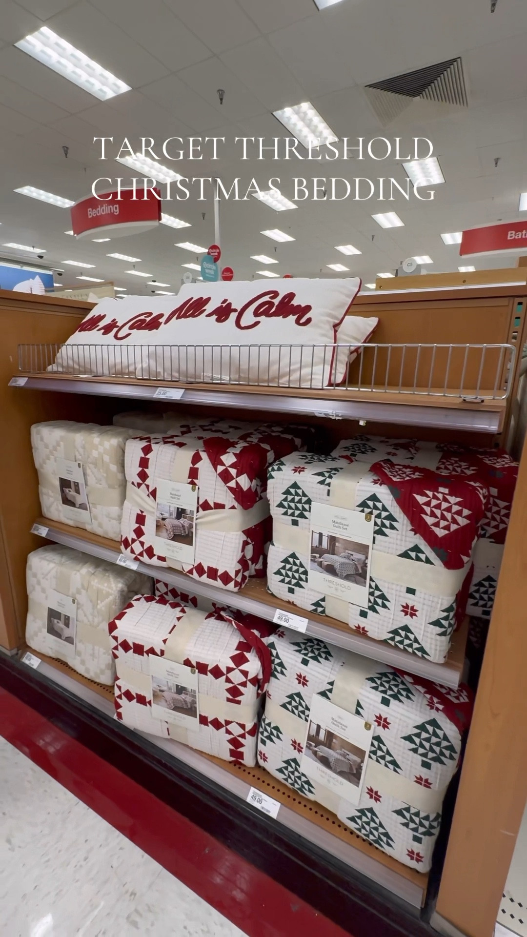 Target threshold Christmas bedding on sale this week with targets circle week sale! Everything $35 or under!! 

#LTKHome #LTKxTarget #LTKSeasonal
