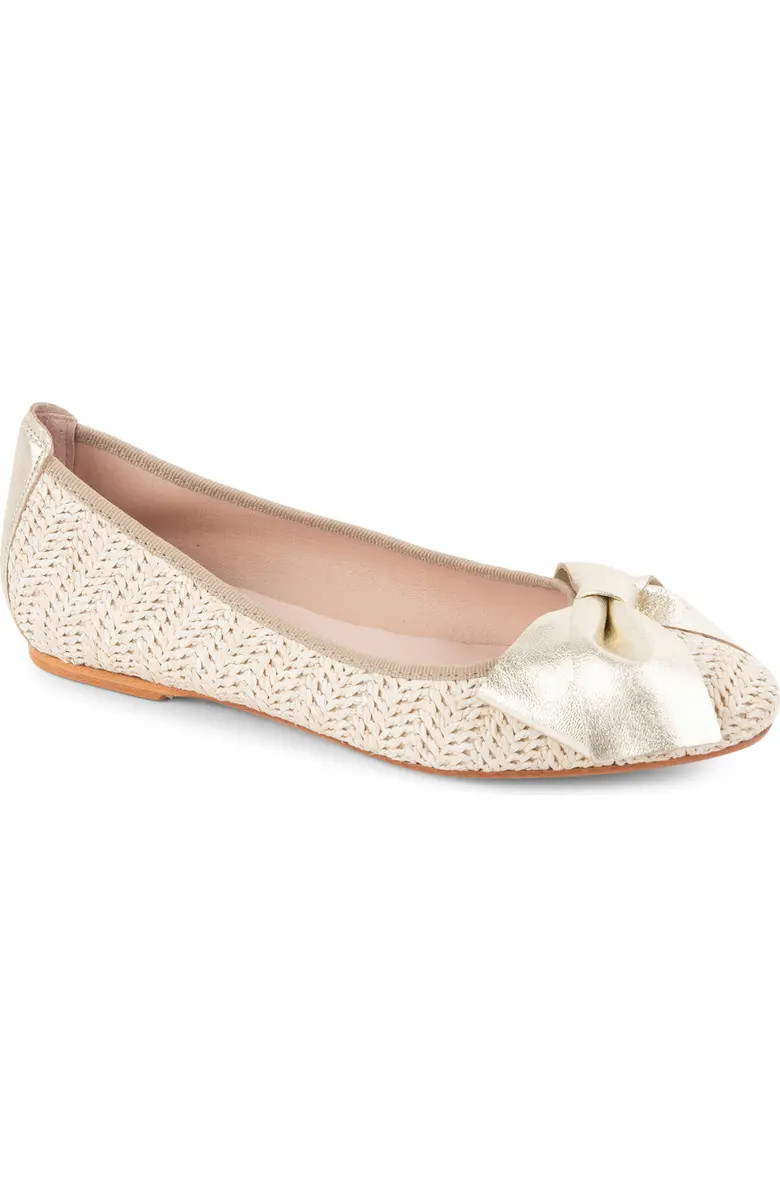 patricia green St. Tropez Bow Raffia Flat (Women) | Nordstrom | Nordstrom