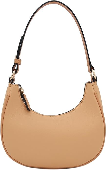 FashionPuzzle Small Crescent Shoulder Bag Under the Arm Purse | Amazon (US)