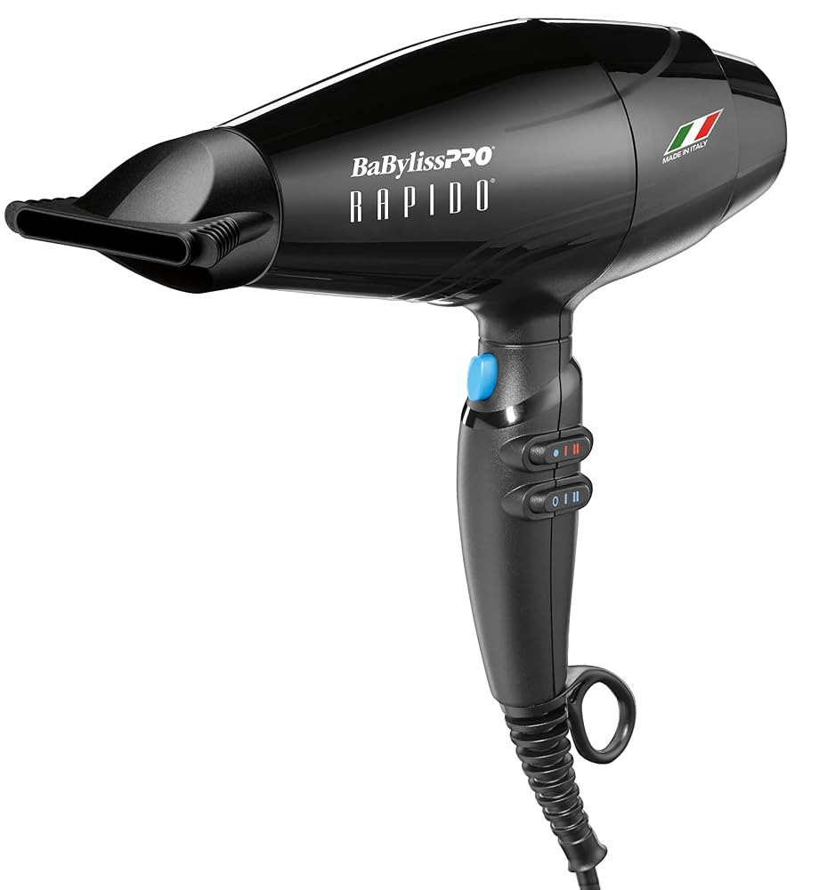 BaBylissPRO Nano Titanium Italian Rapido Hair Dryer - Professional, Lightweight 2000 Watt Blow Dr... | Amazon (US)