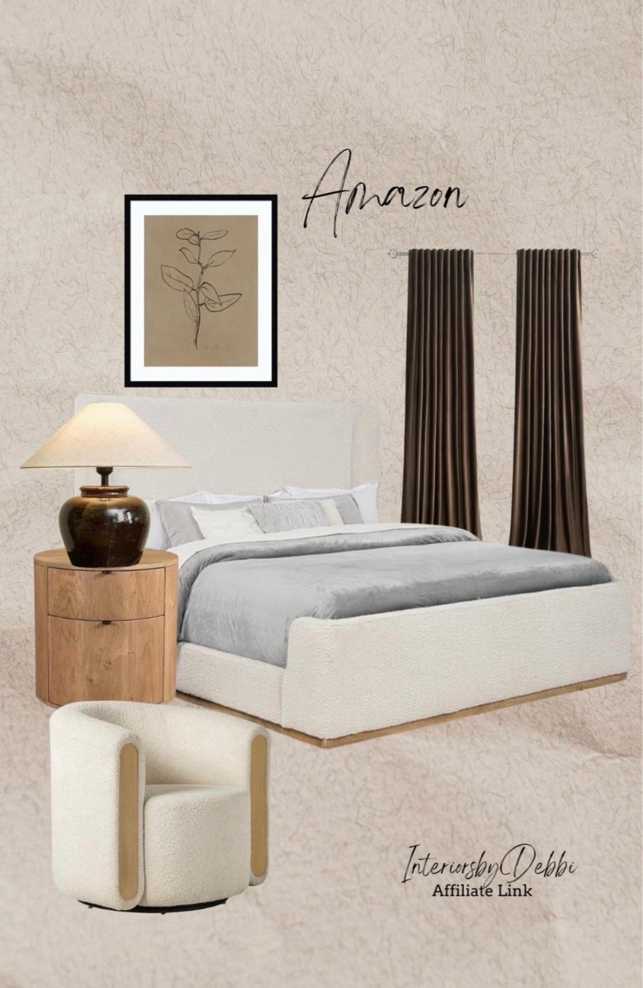 Amazon Find
Upholstered bed, nightstand, accent chair, curtains, framed art, transitional home, modern decor, amazon find, amazon home, target home decor, mcgee and co, studio mcgee, amazon must have, pottery. barn, Walmart finds, affordable decor, home styling, budget friendly, accessories, neutral decor, home finds, buy new arrival, coming soon, sale alert, high end look for less, Amazon favorites, Target finds, cozy, modern, earthy, transitional, luxe, romantic, home decor, budget friendly decor #amazonhome

#LTKSeasonal #LTKHome