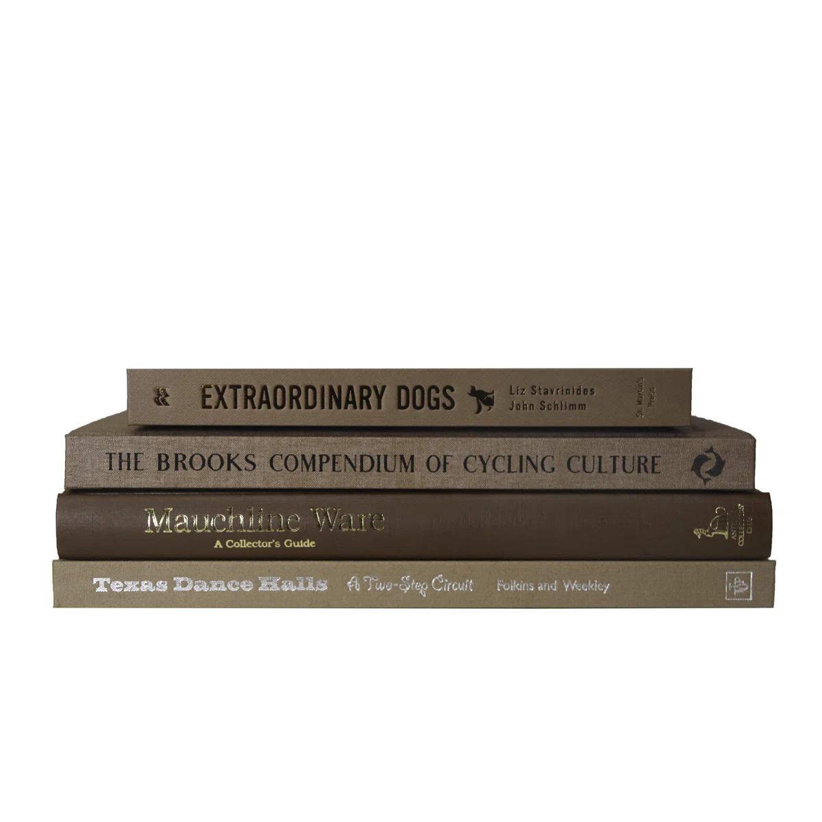 Decorative Books - Chocolate Coffee Table Stack - 4 Brown Books | Wayfair North America