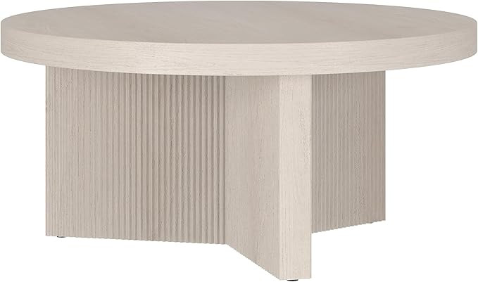 Henn&Hart Holm Coffee Table, 32" Wide, White | Amazon (US)