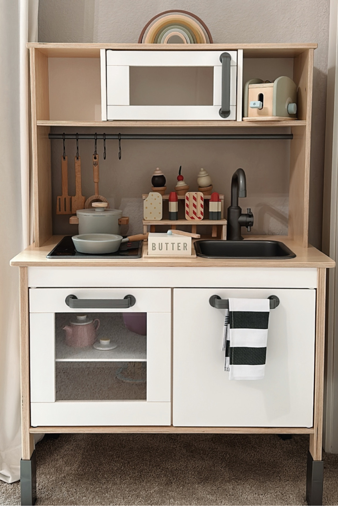 Ikea Duktig Mini-kitchen, Birch Plywood, White