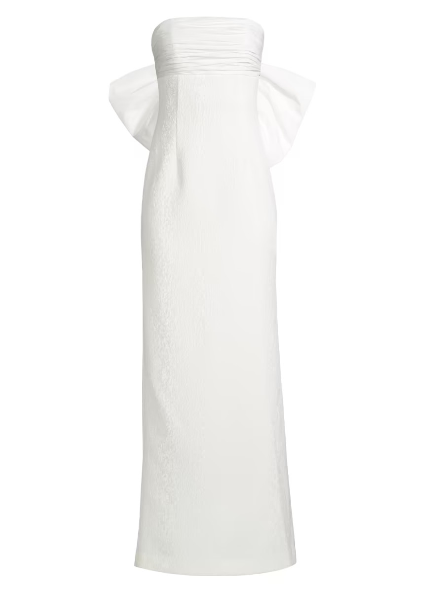 Rebecca Vallance Bridal Madeline Strapless Bow Gown | Saks Fifth Avenue