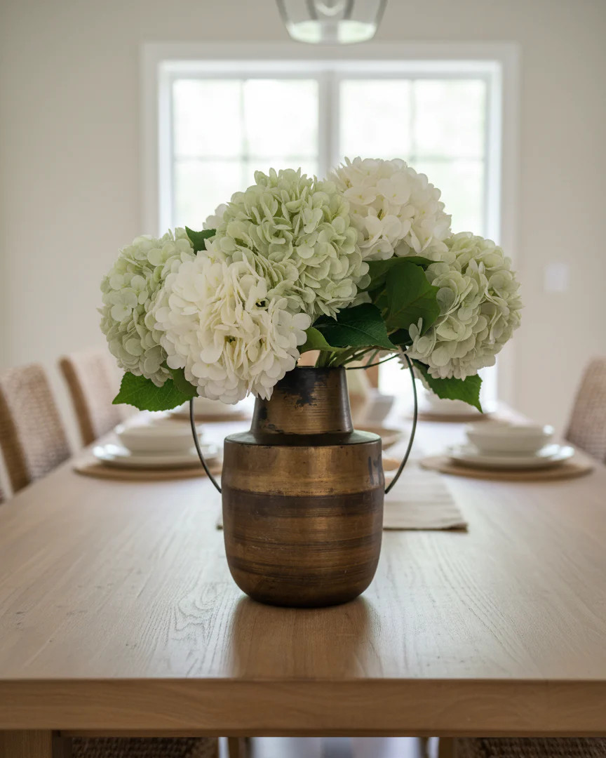 Petite Real Touch Hydrangea Stem | MJHome