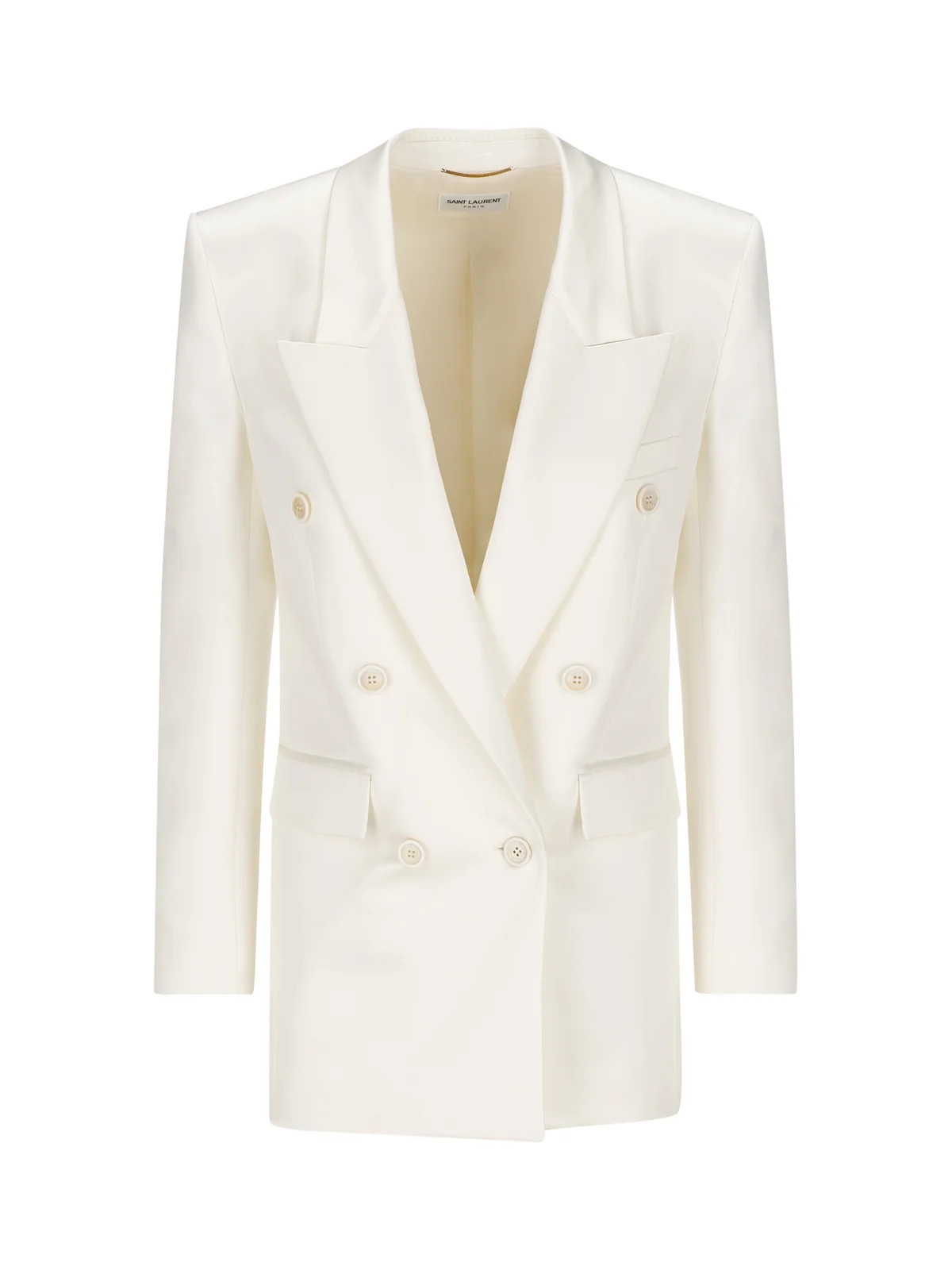 Saint Laurent Double-Breasted Tailored Blazer | Cettire Global