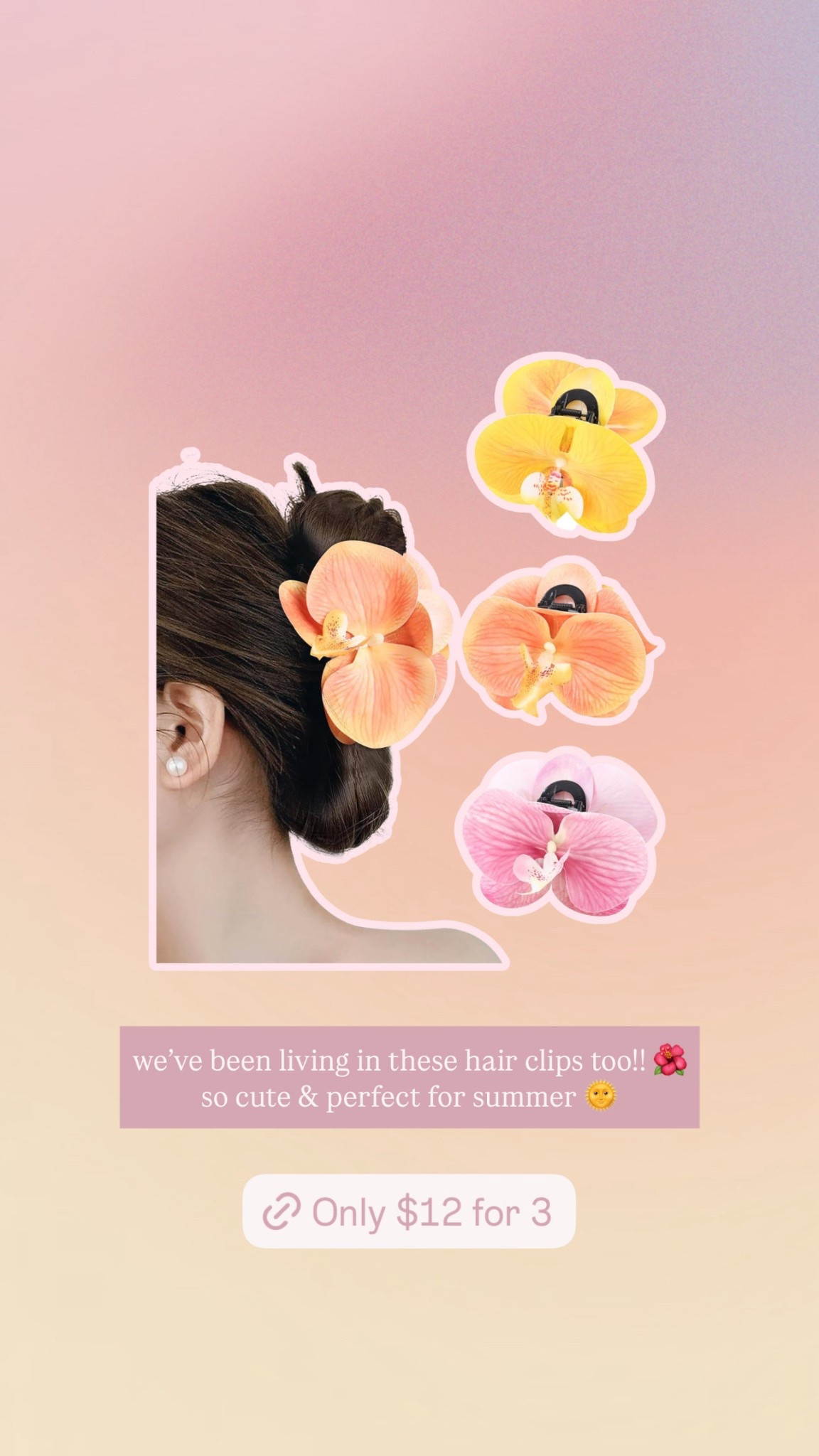 summer essentials: fun hair clips!! 🌺✨