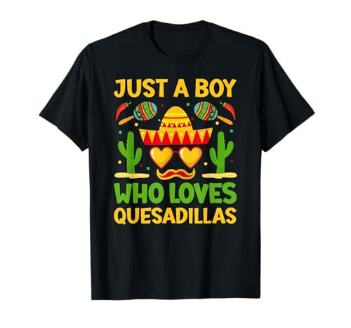 Cinco De Mayo - Just a Boy Who Loves Quesadillas 5 De Mayo T-Shirt | Amazon (US)