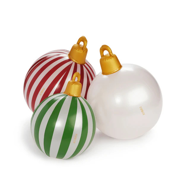 Inflatable Christmas Ornaments
                      Classic, Light Up, 3-Pack | FUNBOY