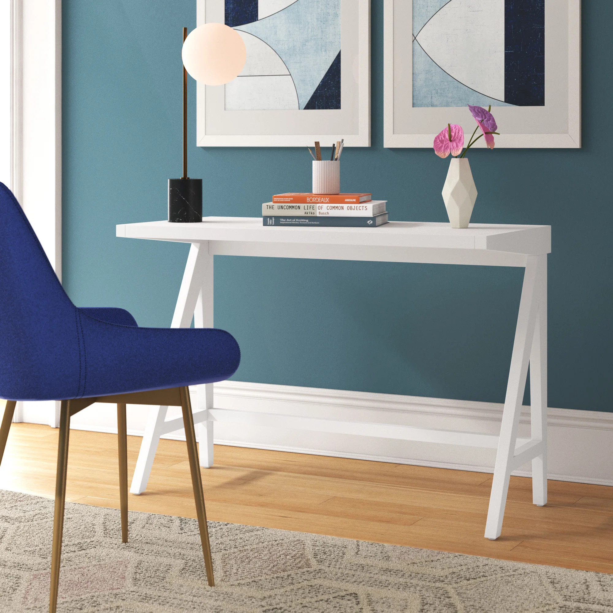 Millhouse Solid Wood Writing Desk | Wayfair North America