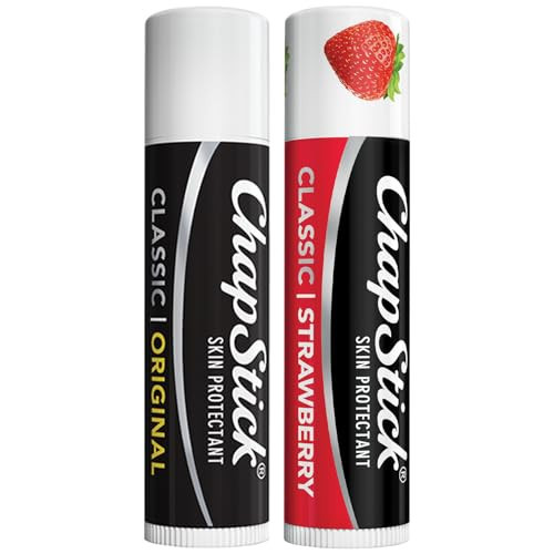 ChapStick Lip Care Bundle – Classic Strawberry + Classic Original Lip Balm, 0.15 Oz Ea (2 Piece Set) | Amazon (US)