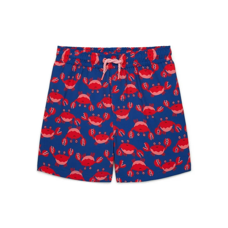 Wonder Nation Toddler Boy Quick Dry Swim Short, Sizes 12M-5T | Walmart (US)