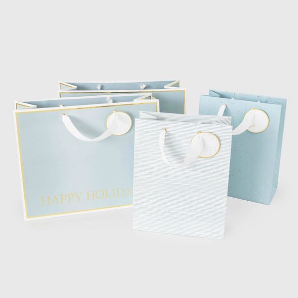 Blue Gift Bag Set, Set of 4 - Sugar Paper™ | Target