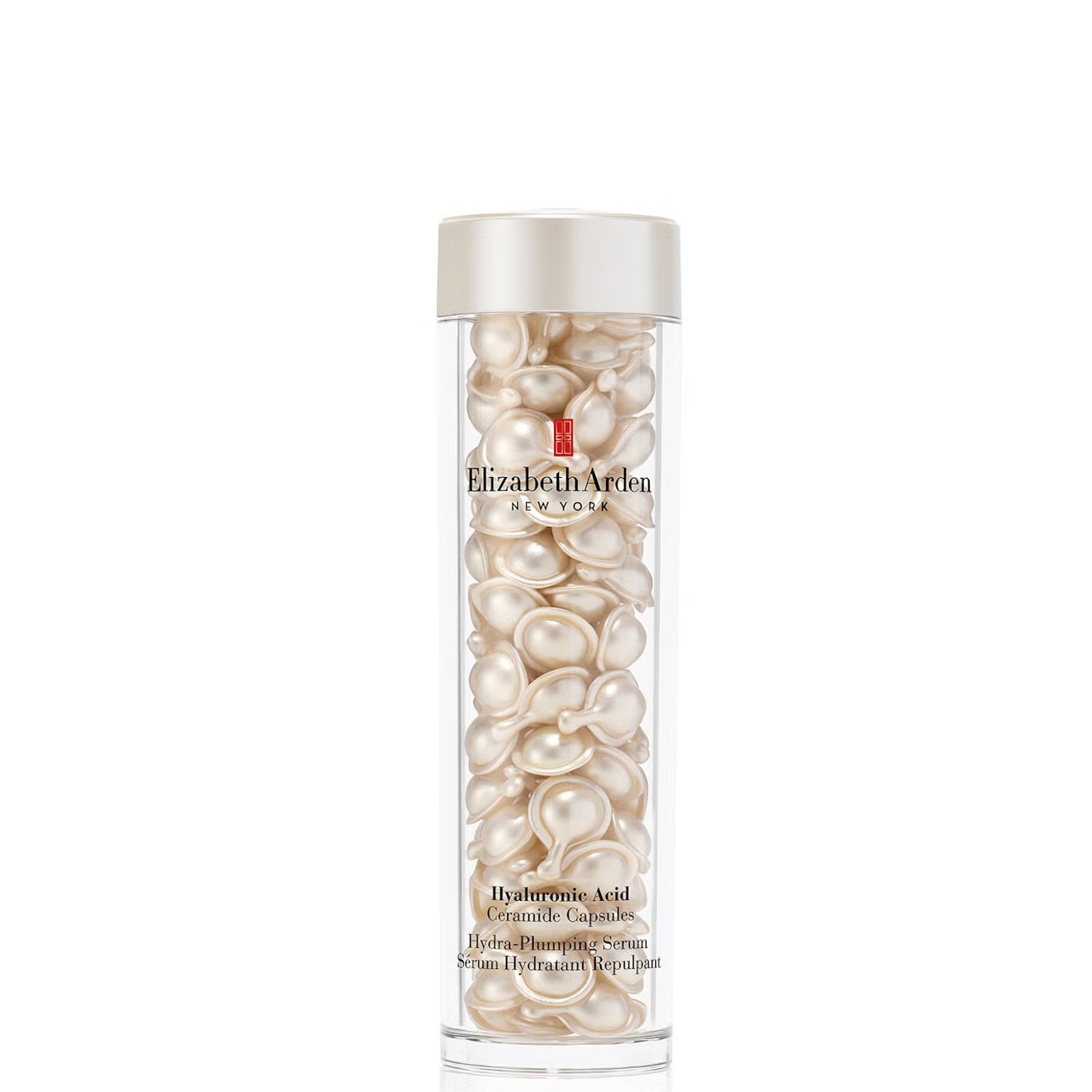 Elizabeth Arden Hyaluronic Acid Ceramide Capsules Hydra-Plumping Serum (90 Capsules) | LOOKFANTAS... | Look Fantastic (UK)