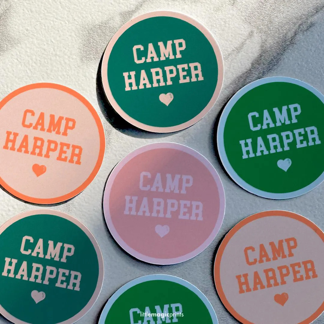 Camp Bachelorette Stickers, Custom Bachelorette Labels, Camping Bachelorette Decor, Cabin Bachelo... | Etsy (US)