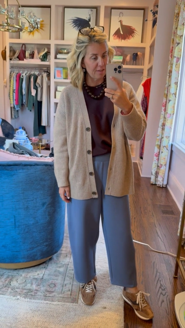 Comfy cozy OOTD! Y’all know how obsessed I am with this cardigan from Quince! You can literally dress this up or down and it’s such a staple item.

Cardigan & Tee - xs
Barrel Pant - small petite
Sneakers - 8

#LTKOver40 #LTKootd #LTKmomlife