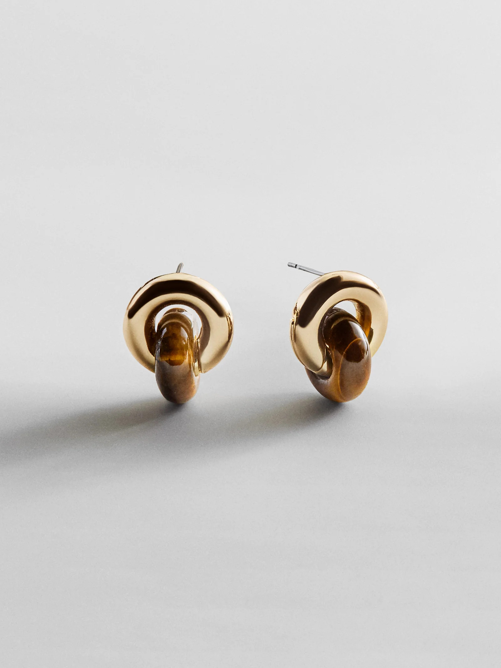 Nyla Gold Earrings - Nyla Gold Earrings | BaubleBar