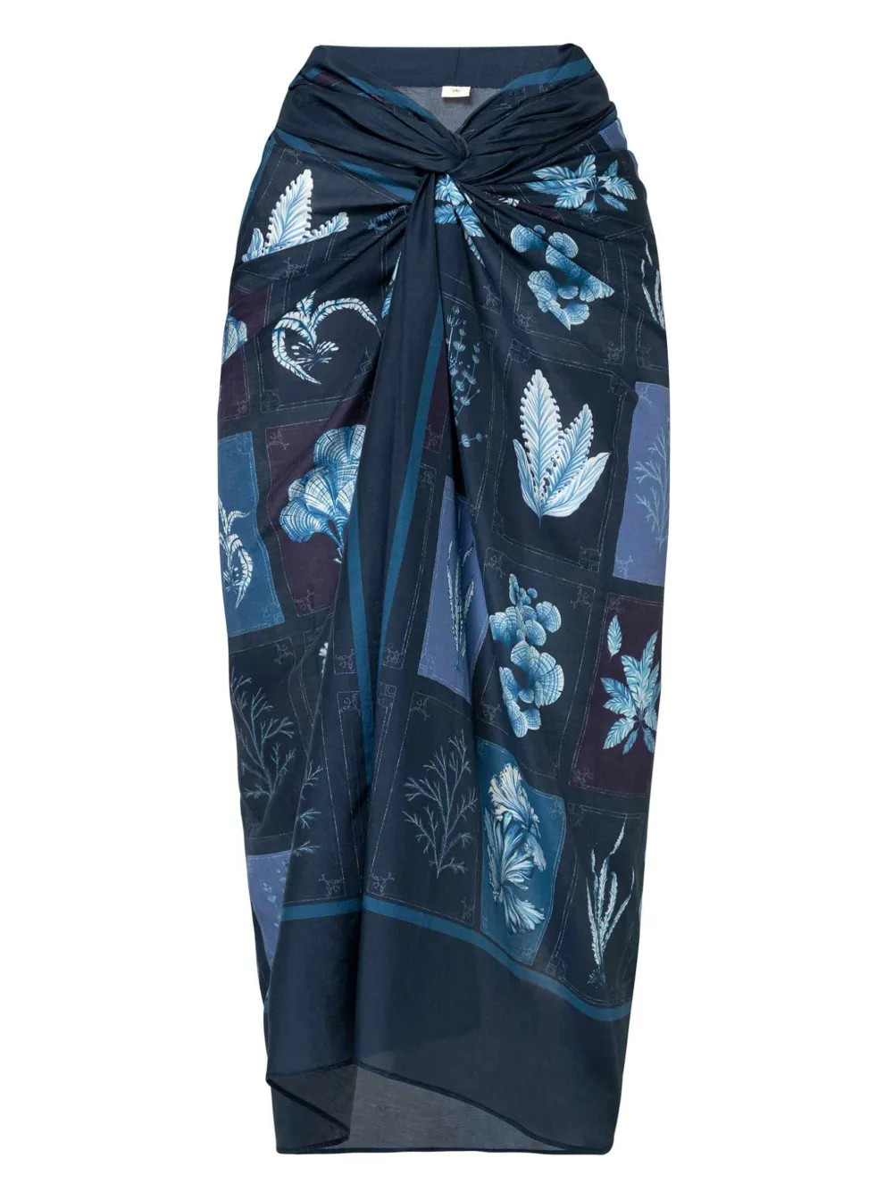 Agua By Agua Bendita Lavanda Algae graphic-print Pareo - Farfetch | Farfetch Global