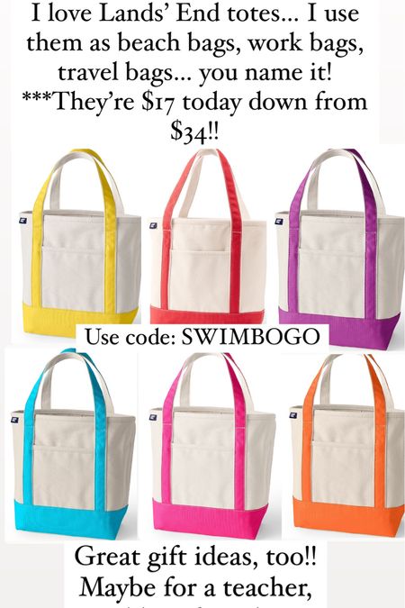 My favorite totes are on sale today! Only $17! Use code: SWIMBOGO.


#LTKStyleTip #LTKSaleAlert