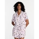 Halloween Women's Notched Top and Shorts Pajama Set from Way to Celebrate, 2-Piece, Sizes XS-3X | Walmart (US)