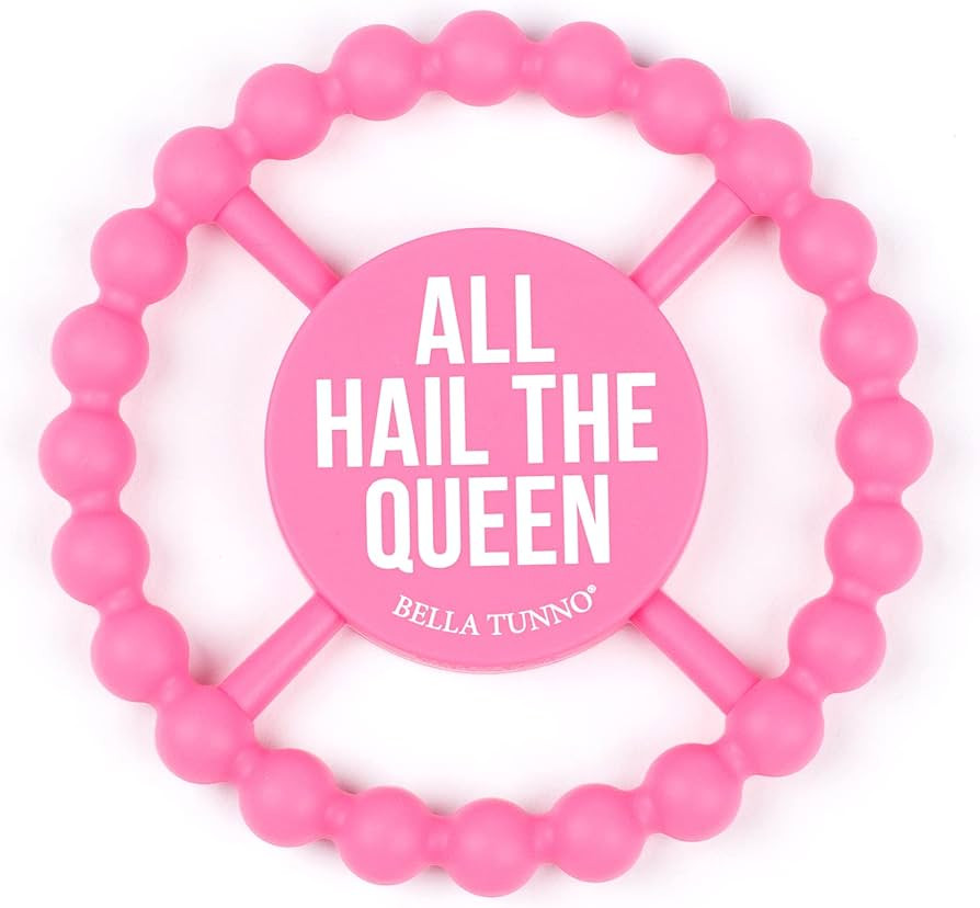 Bella Tunno Happy Teether for Girls– Soft & Easy Grip Baby Girl Teether Toy, Silicone Teether R... | Amazon (US)