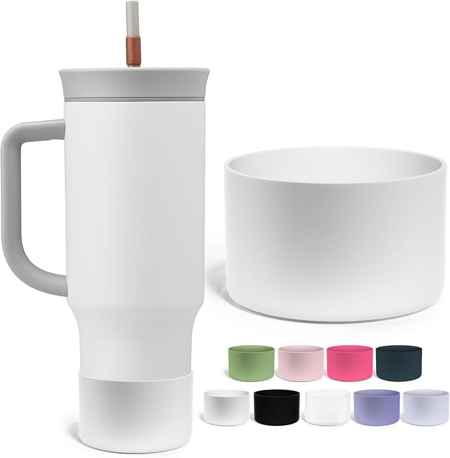 Jmoe USA Silicone Sleeve for Owala 40oz Tumbler | Fits Handle Tumbler Only | Anti-Slip Boot | Pro... | Amazon (US)