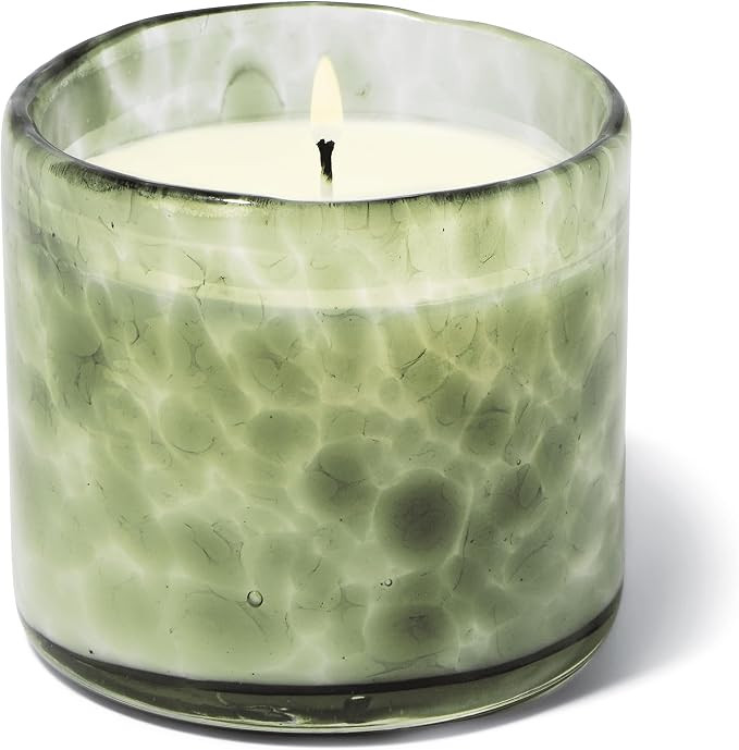 Paddywax Luxury Candles in Hand-Crafted Artisan Blown Glass Scented Luxe Candle, 8-Ounce, Tabac &... | Amazon (US)