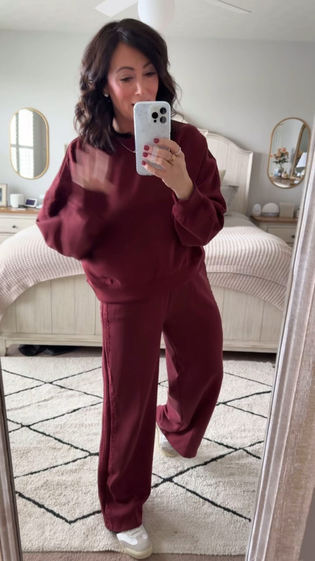 Whole outfit on sale! 
• medium top
• medium pants 
• sneakers true to size 


#LTKSaleAlert #LTKCyberWeek #LTKGiftGuide