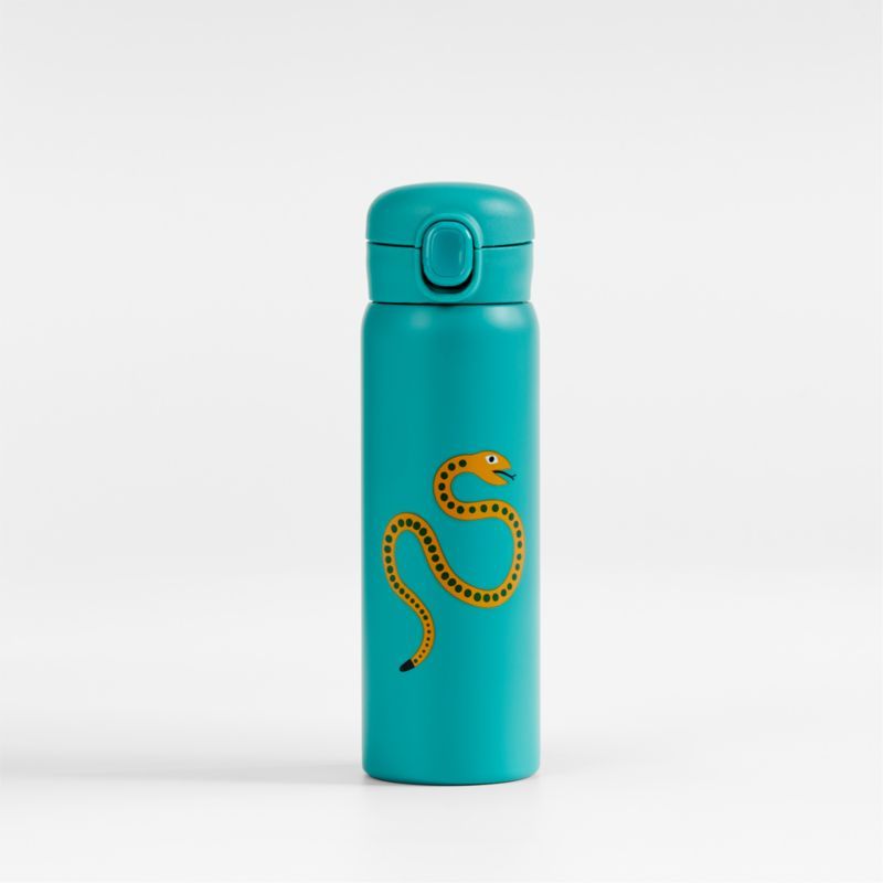 Silly Snakes Kids Water Bottle | Crate & Kids | Crate & Barrel