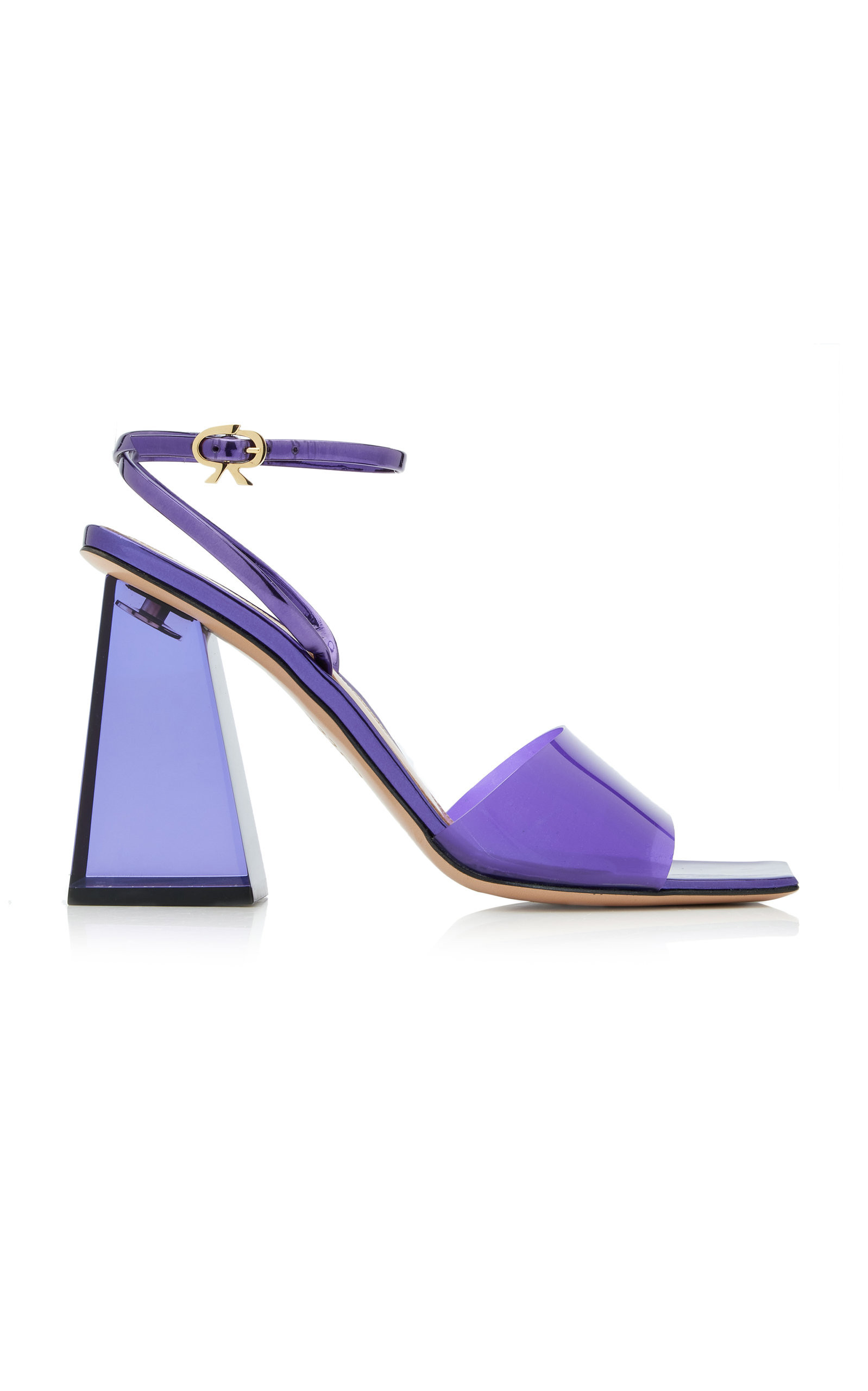 Gianvito Rossi - Women's PVC Sandal - Purple - IT 37.5 - Moda Operandi | Moda Operandi (Global)