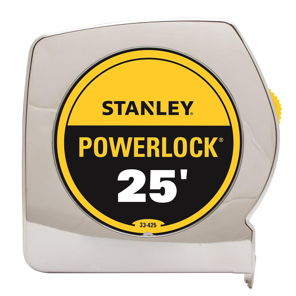 Stanley 25 ft. PowerLock Tape Measure-33-425D - The Home Depot | The Home Depot