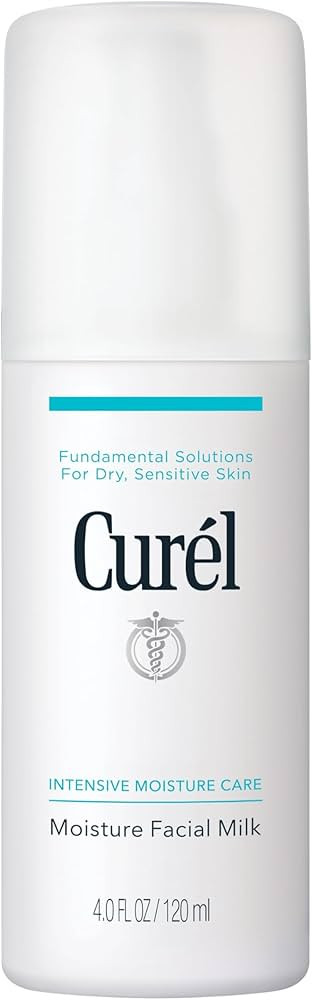 Curel Japanese Skin Care Moisture Facial Milk Moisturizer, Daily Face Lotion for Dry Sensitive Sk... | Amazon (US)