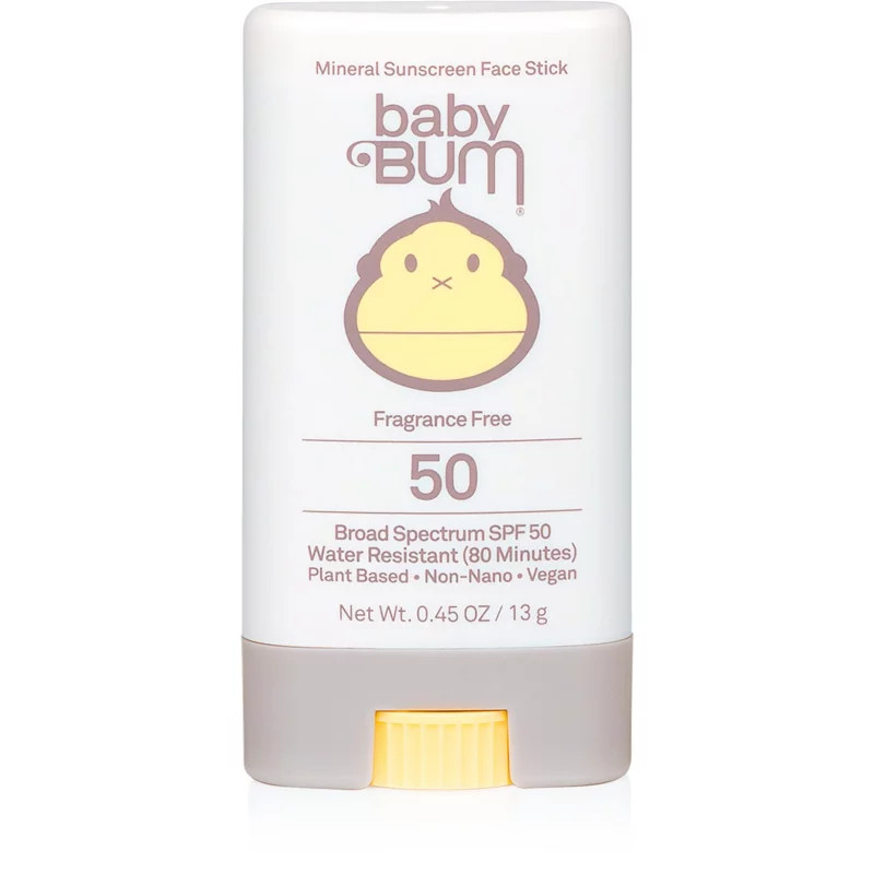 Sun Bum SPF-50 Mineral Fragrance Free Baby 0.45 oz Sunscreen Face Stick | Academy Sports + Outdoors