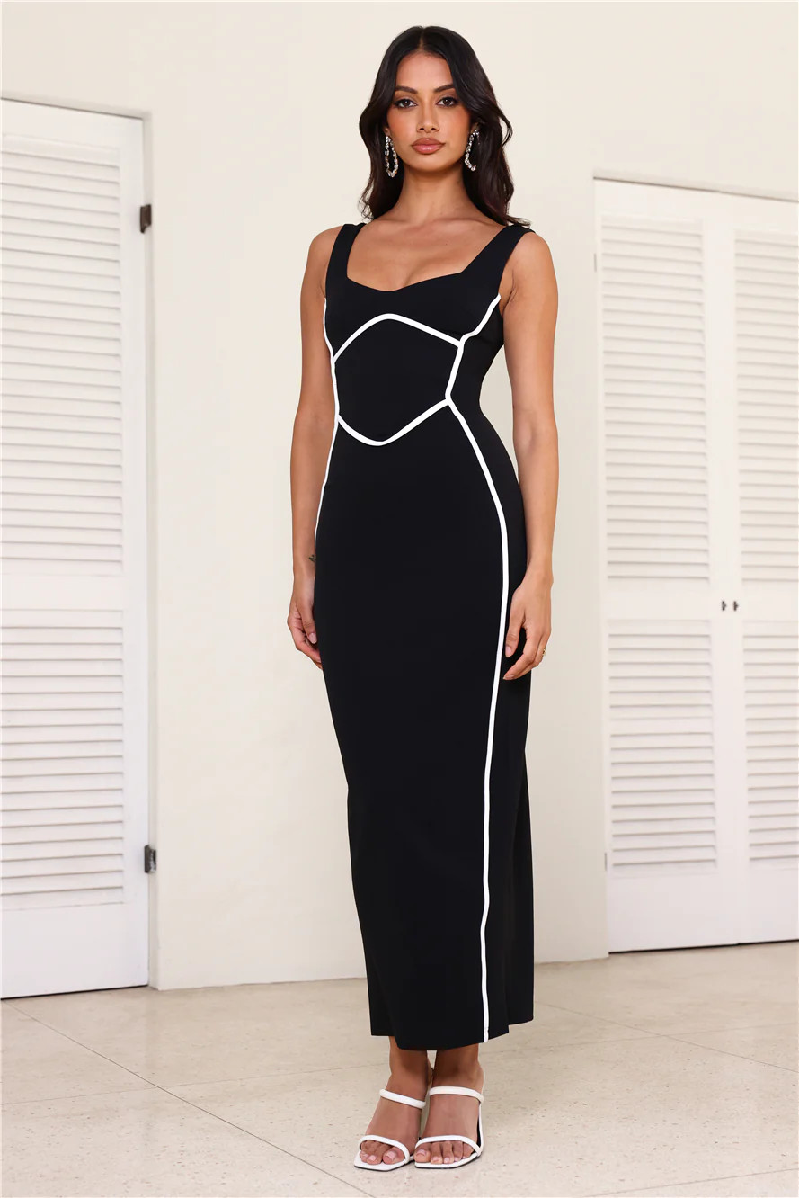 All For Fashion Maxi Dress Black | Hello Molly (US)