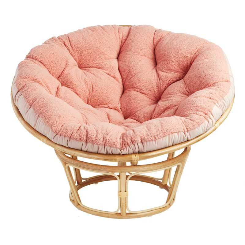 Sherpa Papasan, Peach | At Home